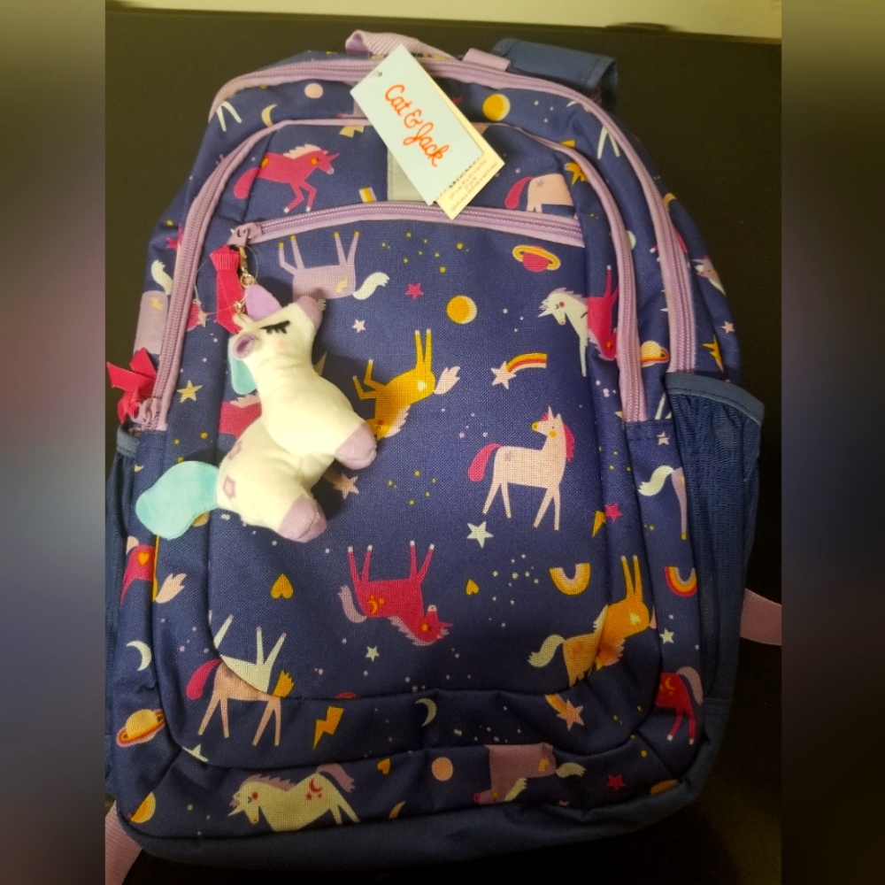 Cat and Jack unicorn backpack